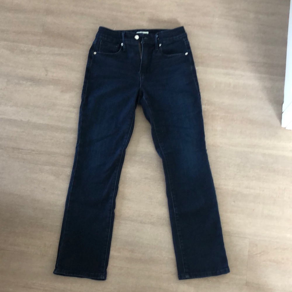 Good American Blue Jeans- Straight Leg